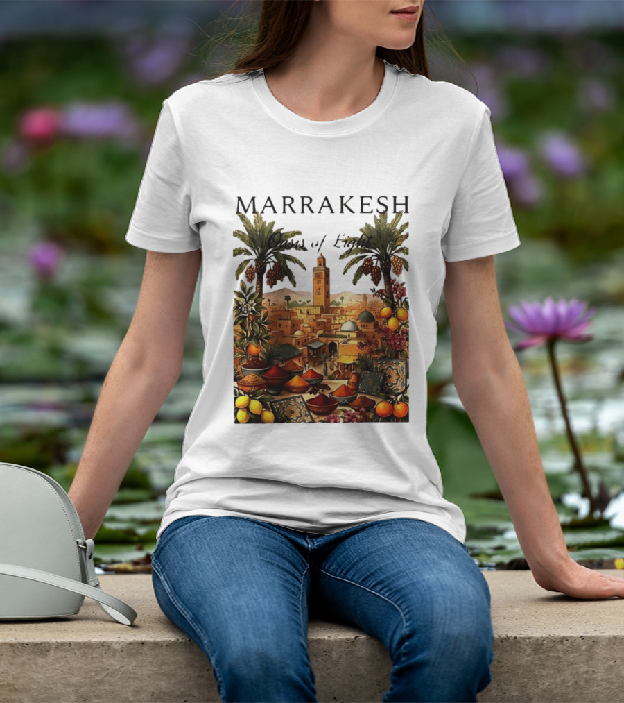 Marrakesh Oasis Of Light Noise Spices And Good Vibes T-Shirt