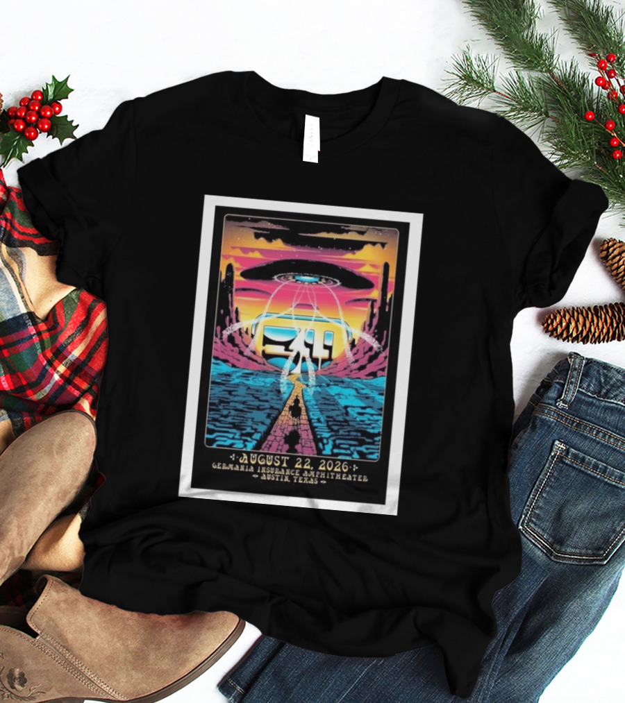 311 Band Live At Germania Insurance Amphitheater Austin Texas August 22 2026 Event T-Shirt
