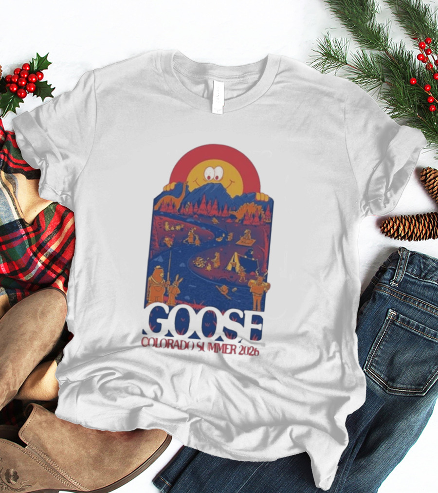 Goose Colorado Summer 2026 Illustrated Camping Adventure T-Shirt