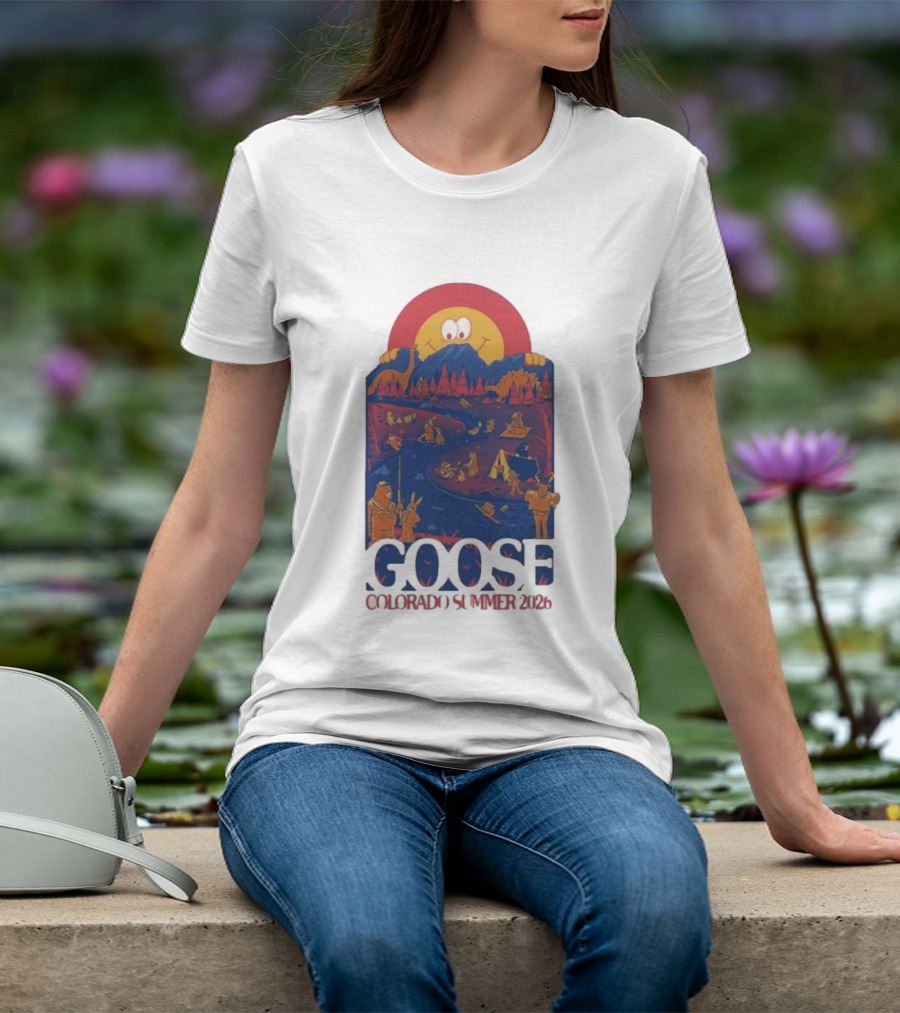 Goose Colorado Summer 2026 Illustrated Camping Adventure T-Shirt