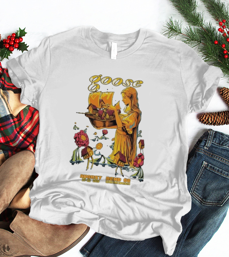 Goose Bend OR August 21 22 2026 Tour Goose Interdimensional Pizza Event T-Shirt