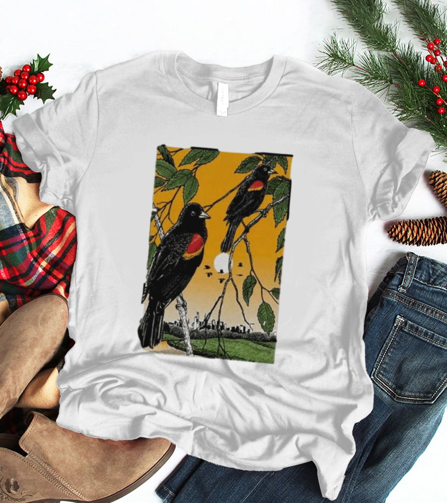Gregory Alan Isakov Philadelphia August 21 2026 Red Winged Blackbirds City Skyline T-Shirt