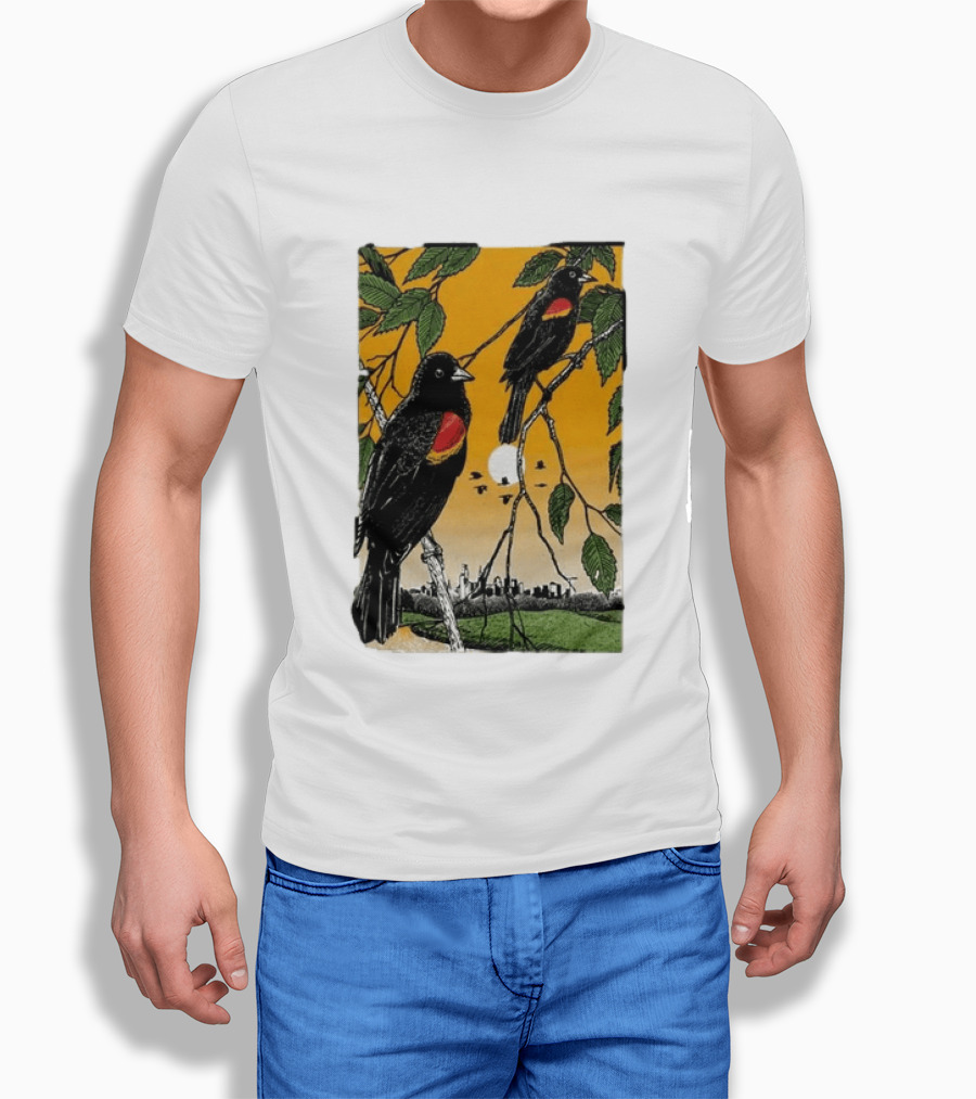 Gregory Alan Isakov Philadelphia August 21 2026 Red Winged Blackbirds City Skyline T-Shirt