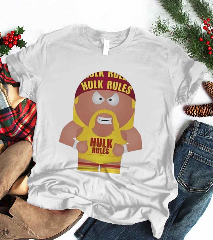 Hulk Hogan South Park Style Hulk Rules Wrestling T-Shirt