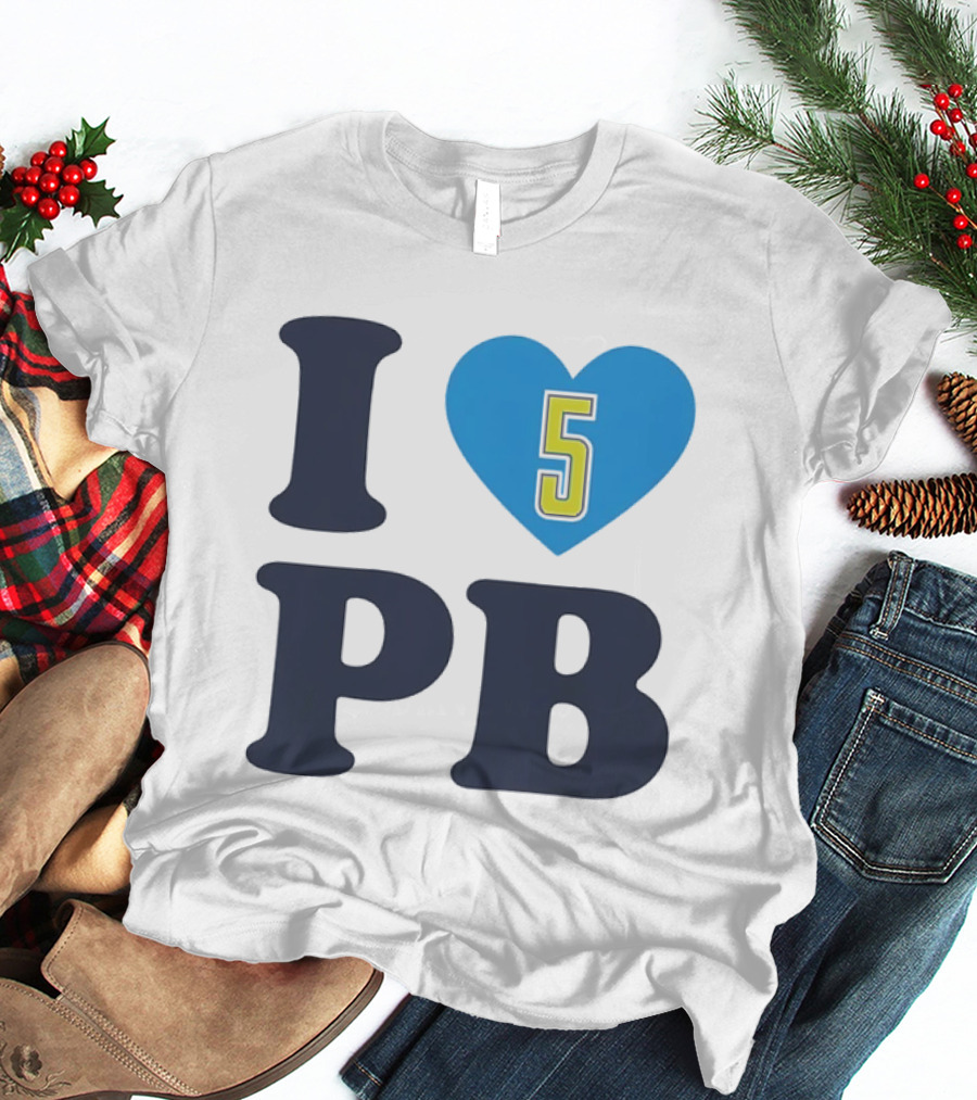 I Love Heart 5 PB Sports T-Shirt