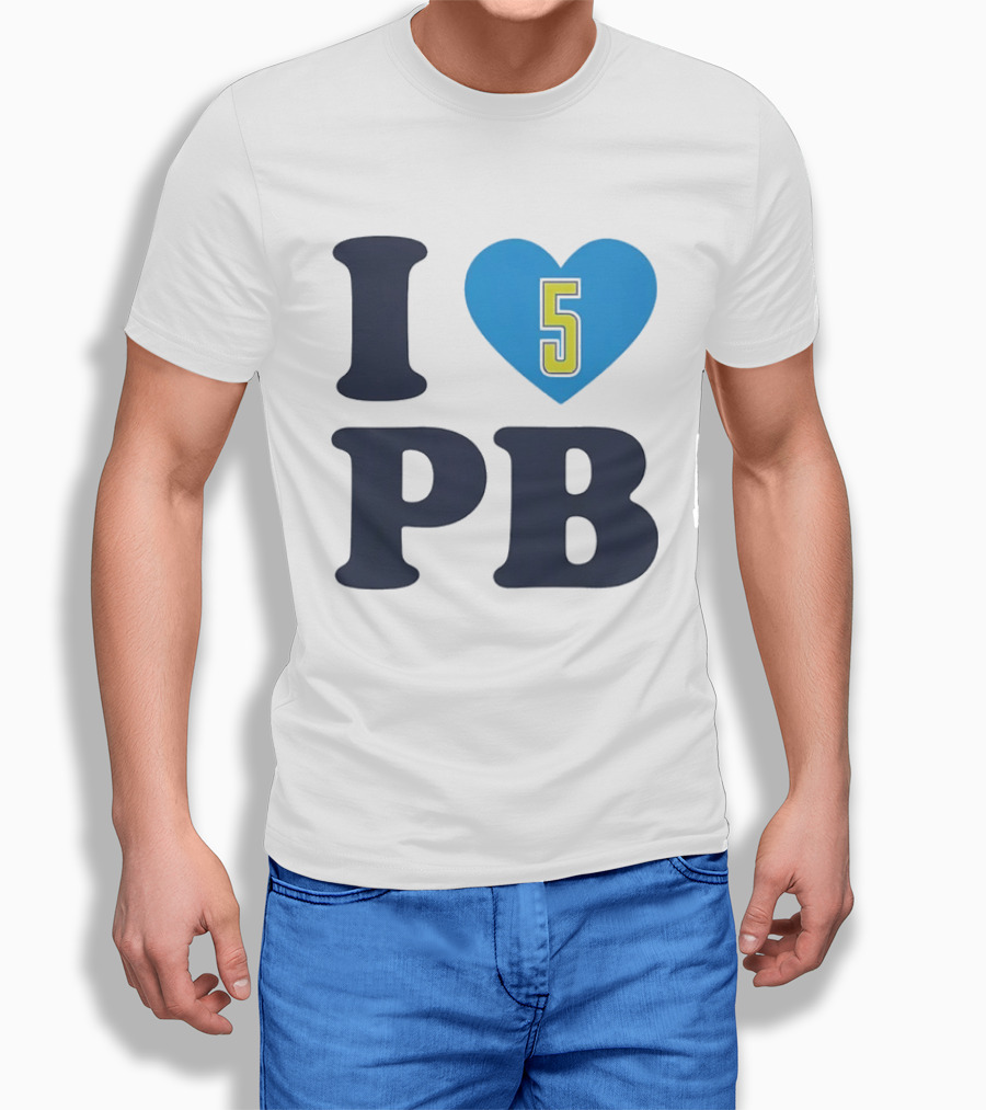 I Love Heart 5 PB Sports T-Shirt