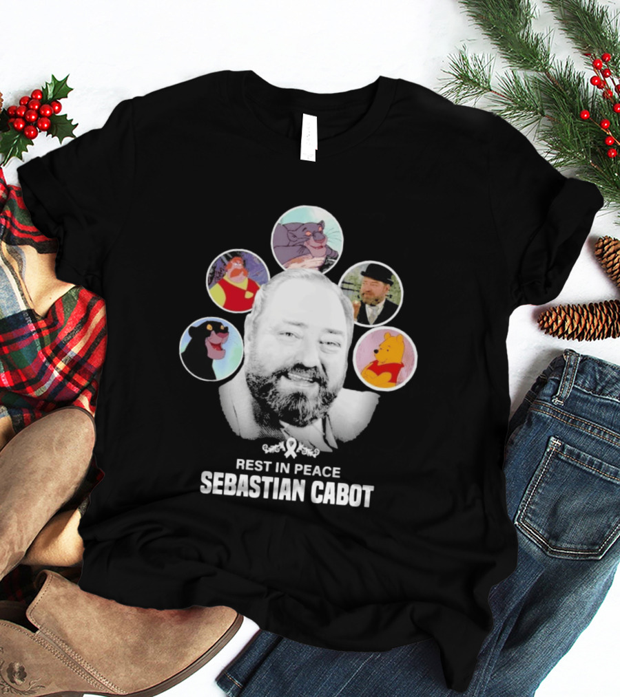 Rest In Peace Sebastian Cabot Disney Characters T-Shirt