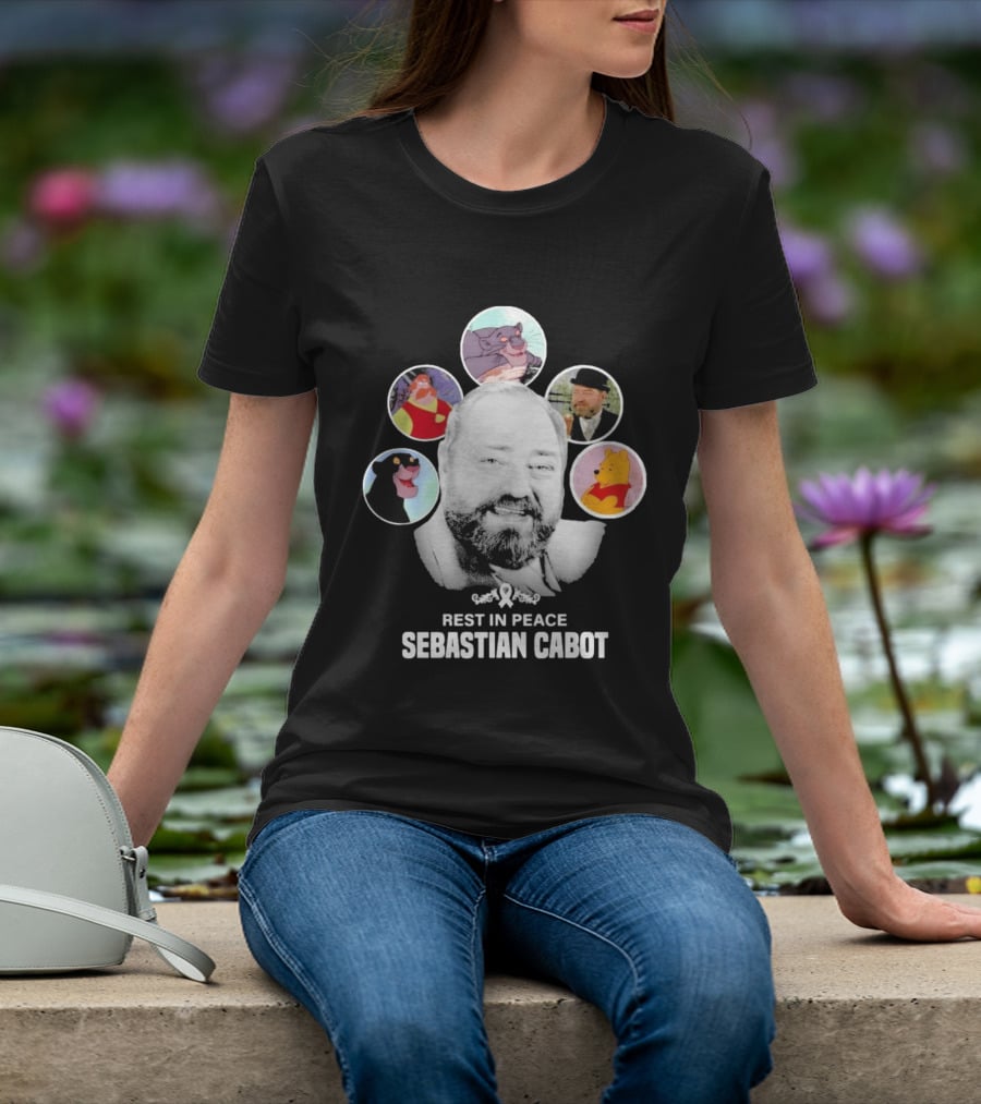 Rest In Peace Sebastian Cabot Disney Characters T-Shirt