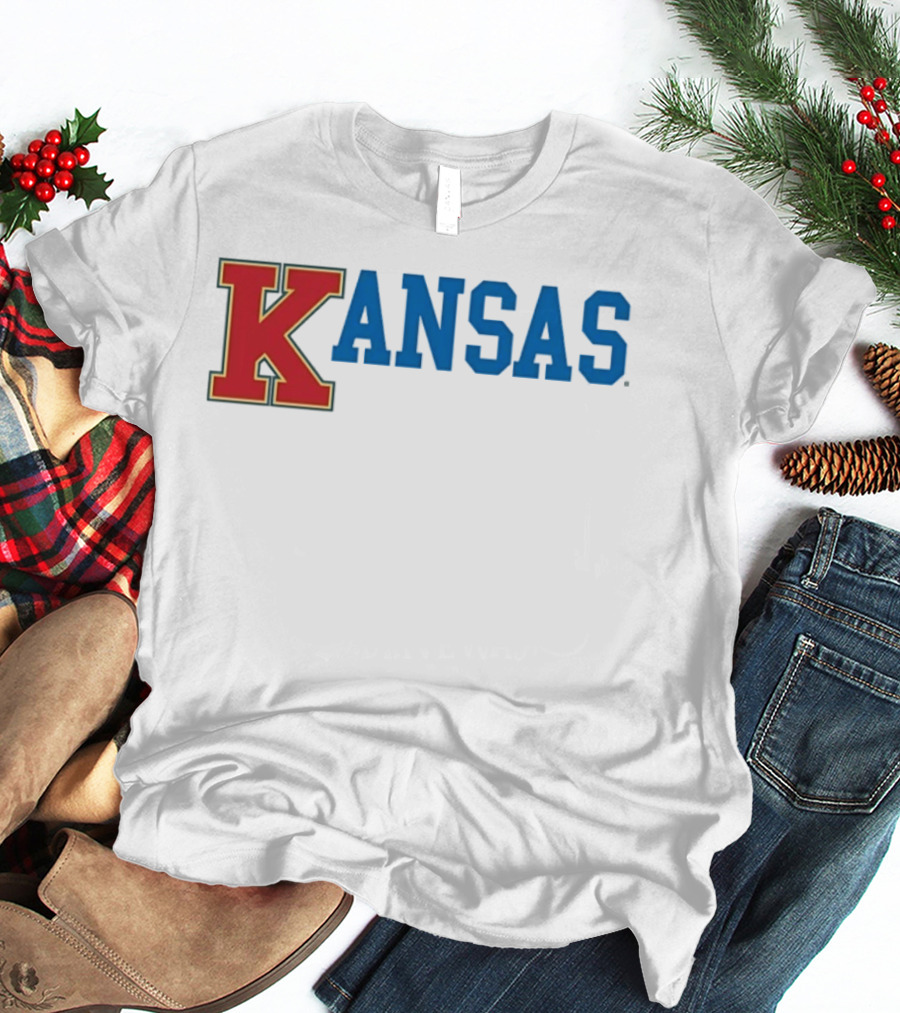Kansas Jayhawks NCAA College Basketball KANSAS T-Shirt