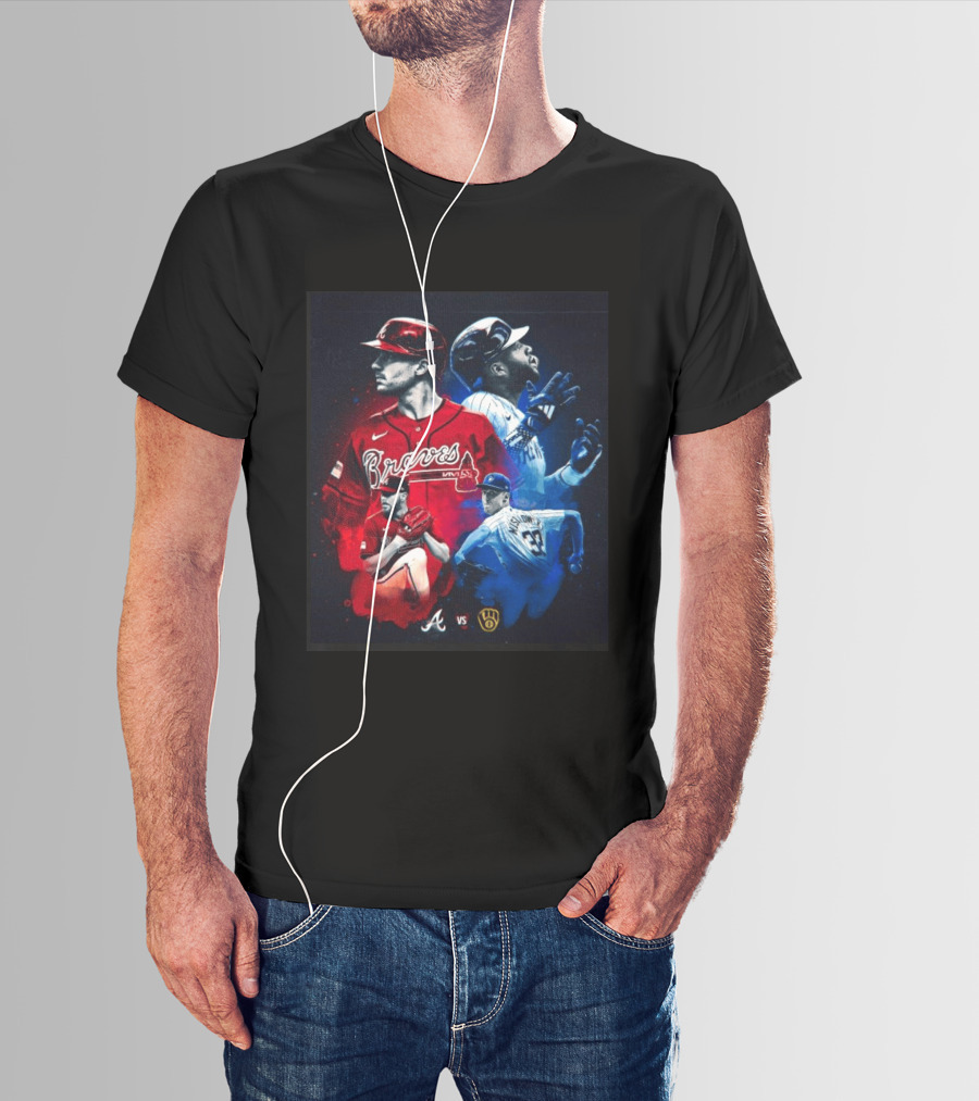 Braves Vs Brewers Showdown Chris Sale Jacob Misiorowski Pitching Duel In Milwaukee T-Shirt