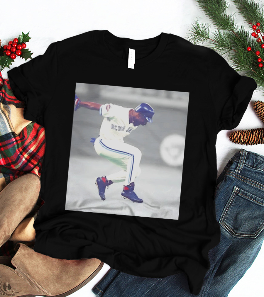 Joe Carter Toronto Blue Jays Baseball Jump Celebration T-Shirt