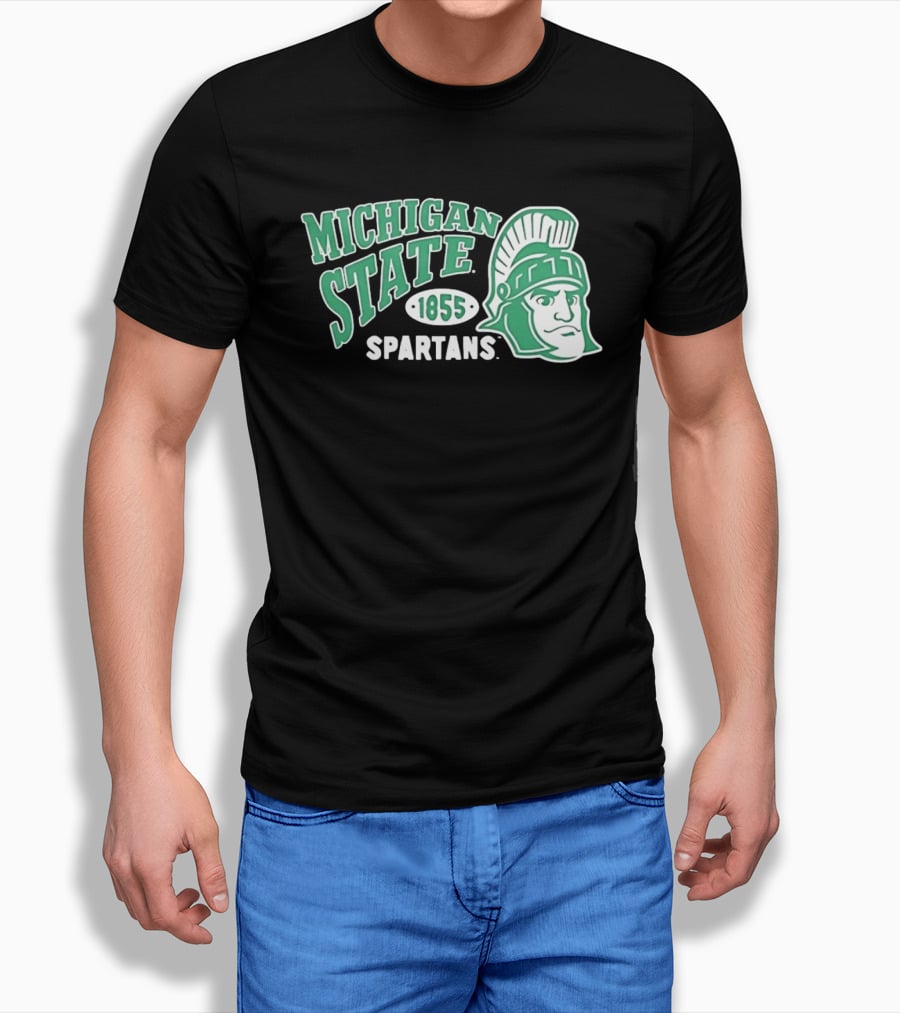 Michigan State Spartans 1855 NCAA College Sports MSU T-Shirt