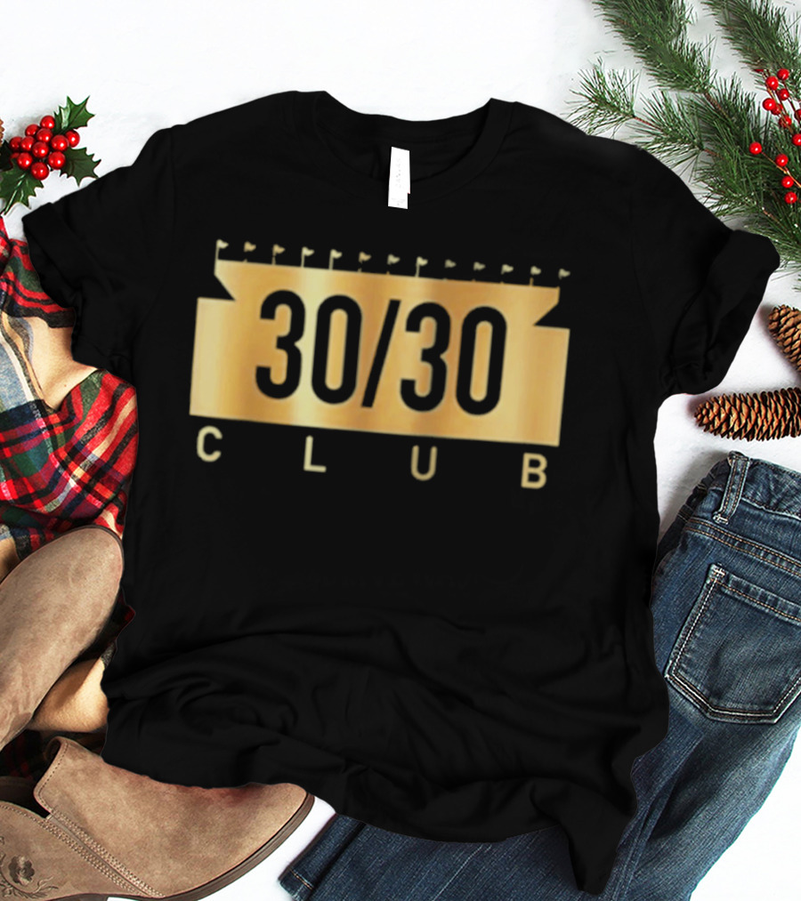 30 30 Club Ballparks Stadium Flags Collection T-Shirt