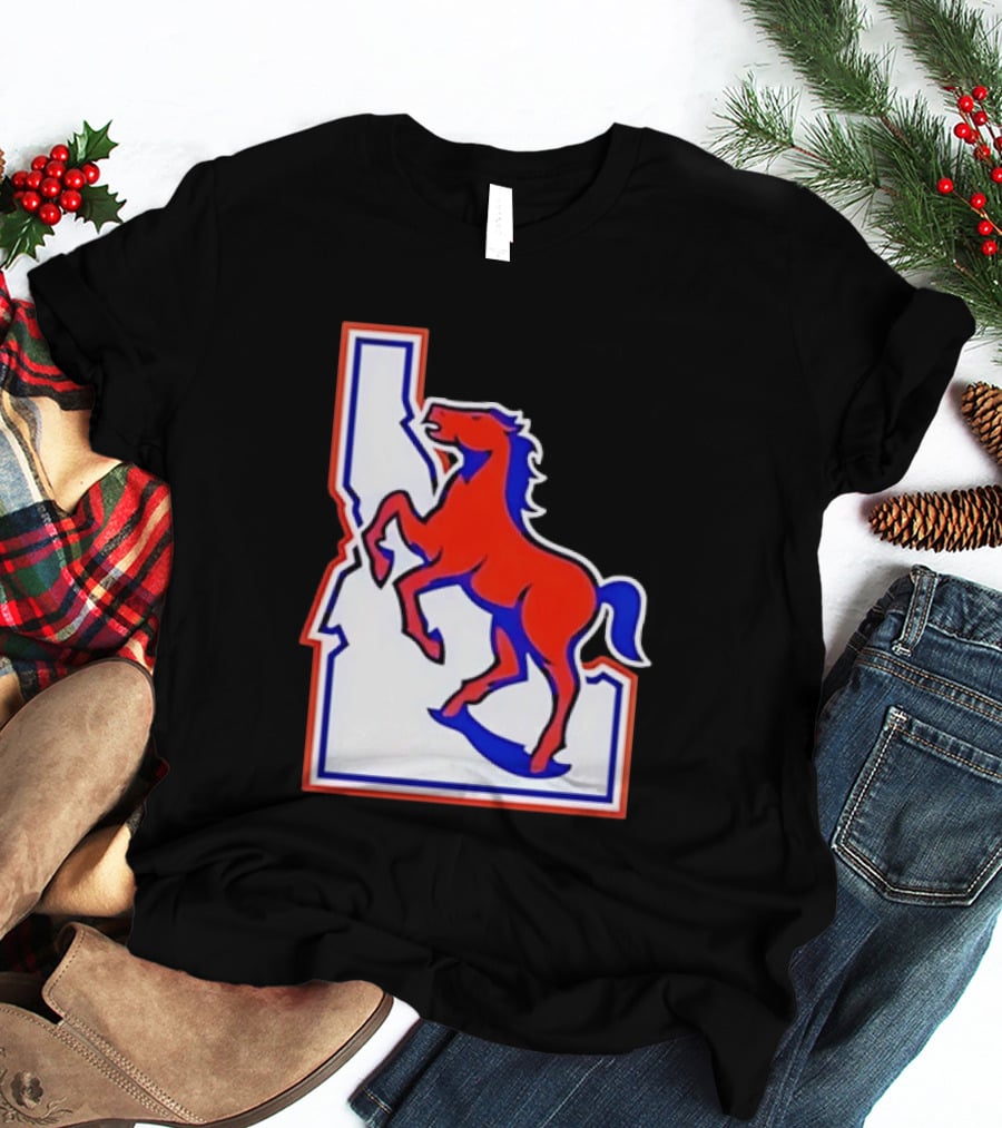 Boise State Broncos Idaho State Horse T-Shirt
