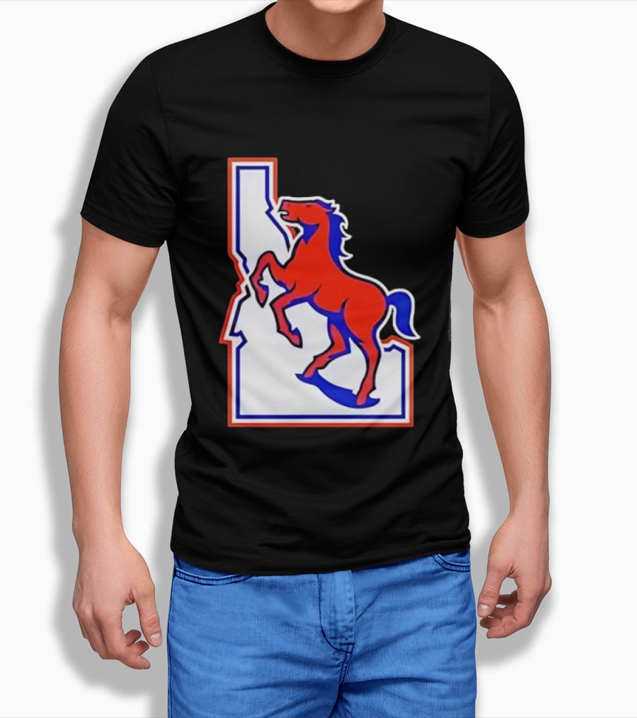 Boise State Broncos Idaho State Horse T-Shirt