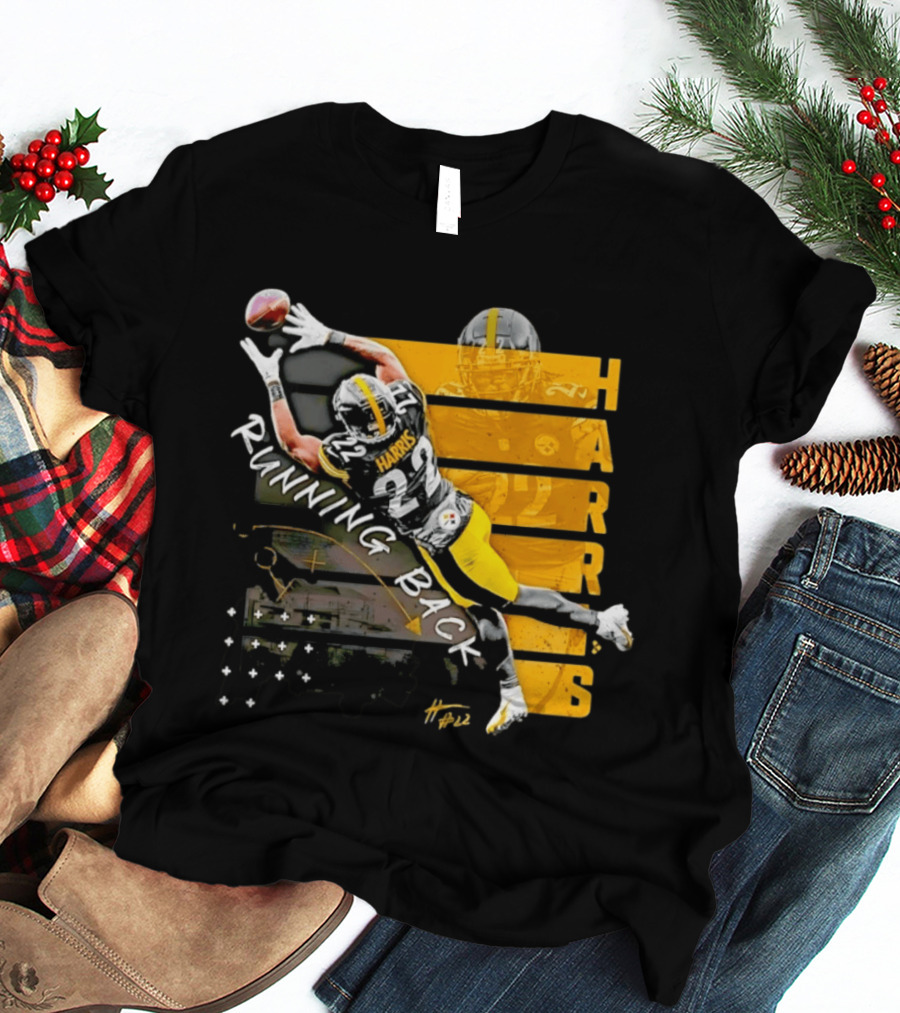 Najee Harris 22 Pittsburgh Running Back Steelers Football T-Shirt