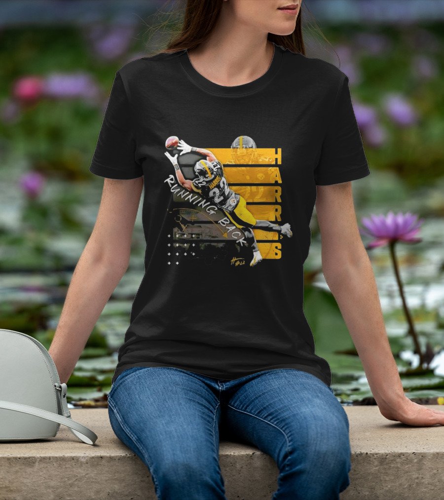 Najee Harris 22 Pittsburgh Running Back Steelers Football T-Shirt