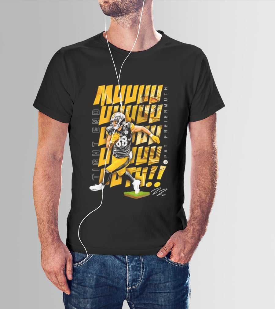 Pat Freiermuth Pittsburgh Steelers Muuuuuuth Tight End T-Shirt