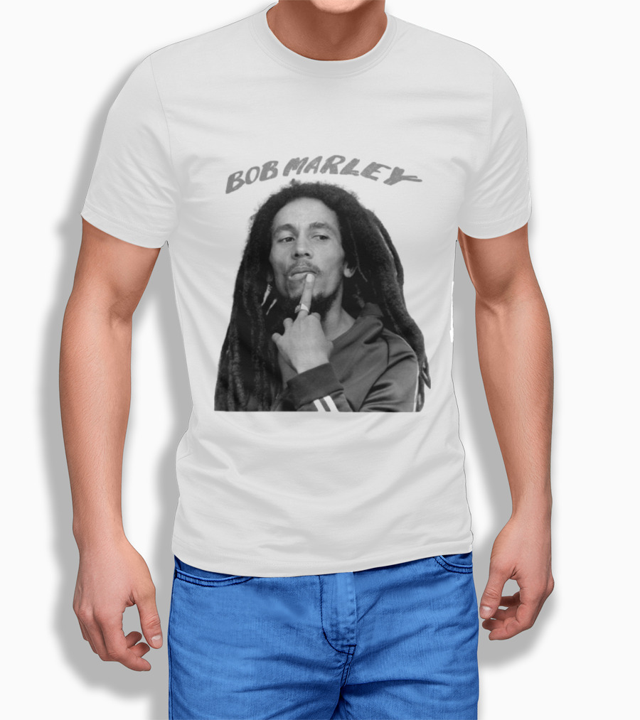 Bob Marley Iconic Pose Jumbo T-Shirt
