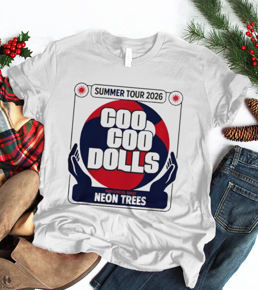 Coo Coo Dolls Summer Tour 2026 Featuring Neon Trees Concert Event T-Shirt