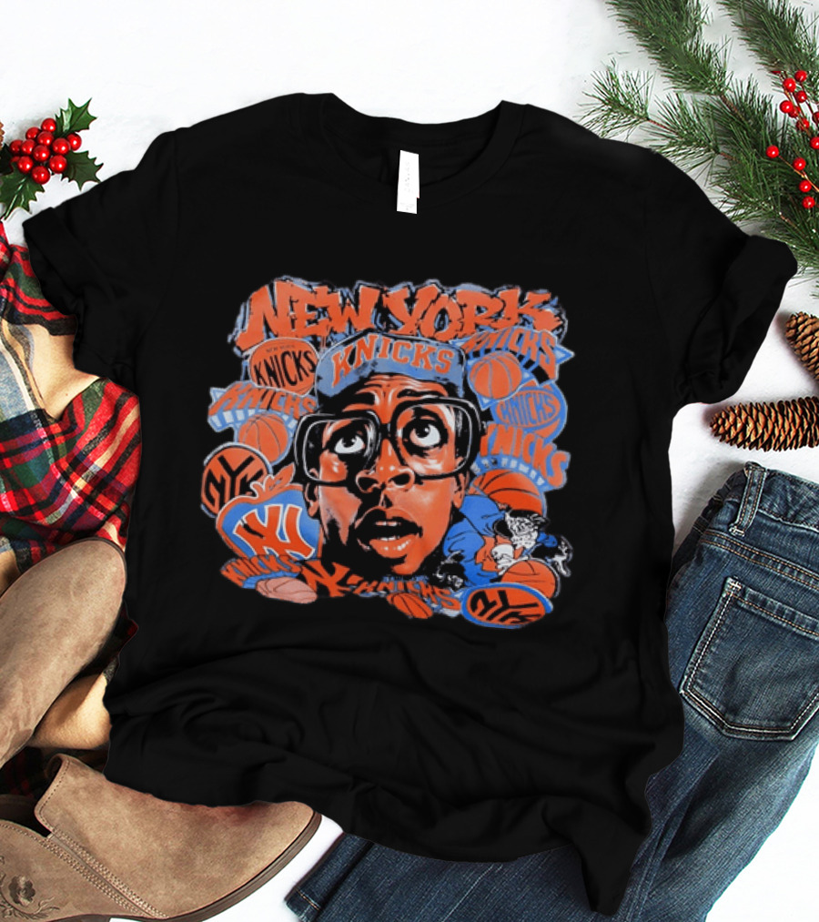 Spike Lee New York Knicks NBA Basketball Retro Graffiti T-Shirt