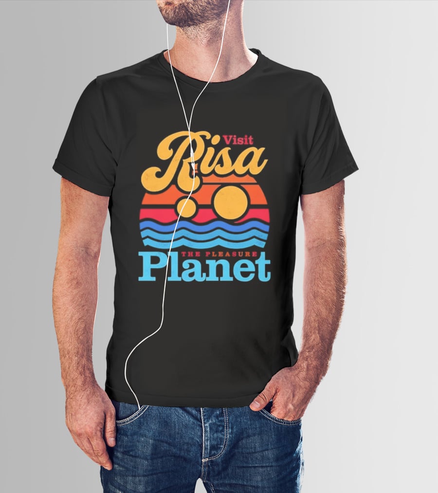Visit Risa The Pleasure Planet Sci Fi Space Travel Adventure T-Shirt