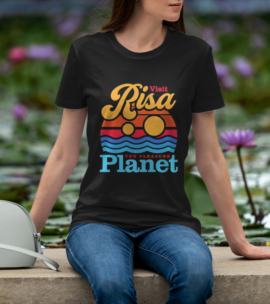 Visit Risa The Pleasure Planet Sci Fi Space Travel Adventure T-Shirt