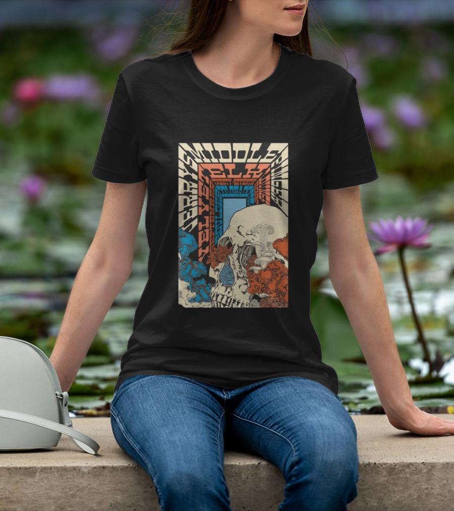 Jerry's Middle Finger Boulder Colorado September 27 2026 Skull T-Shirt