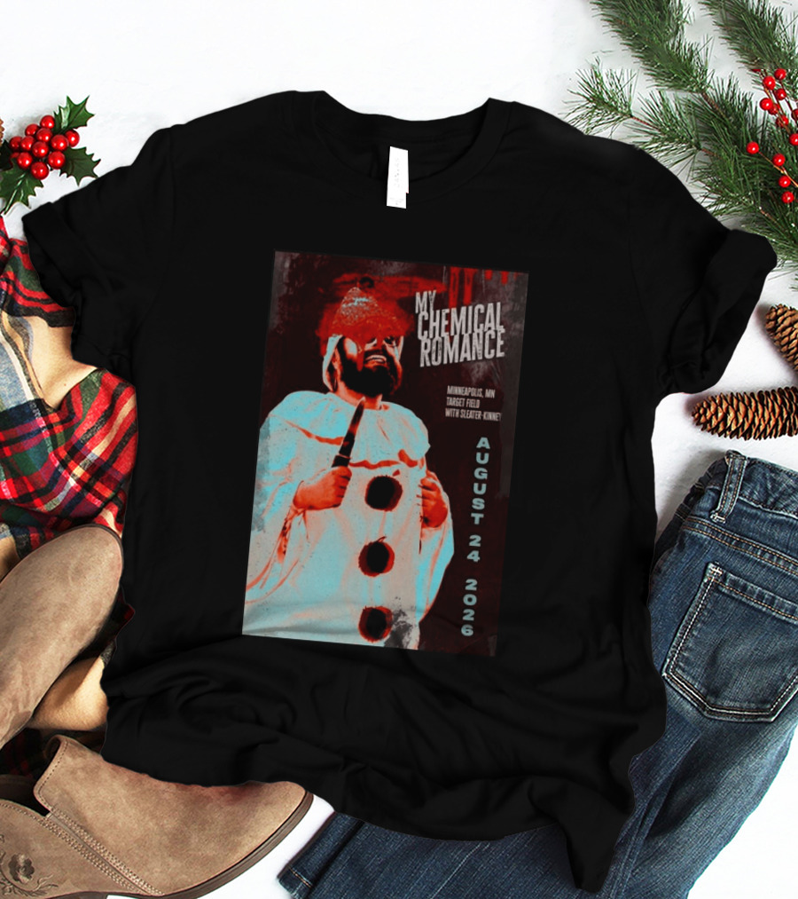My Chemical Romance Minneapolis MN Target Field August 24 2026 With Sleater Kinney T-Shirt
