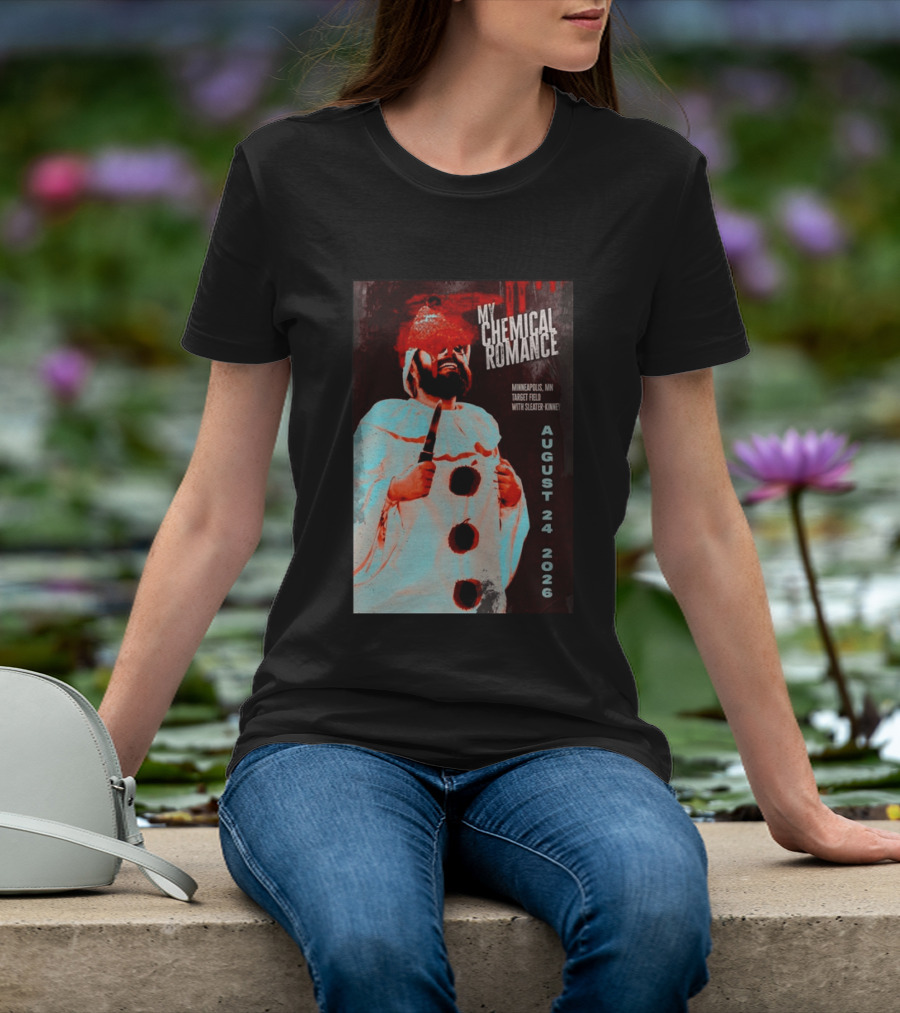 My Chemical Romance Minneapolis MN Target Field August 24 2026 With Sleater Kinney T-Shirt