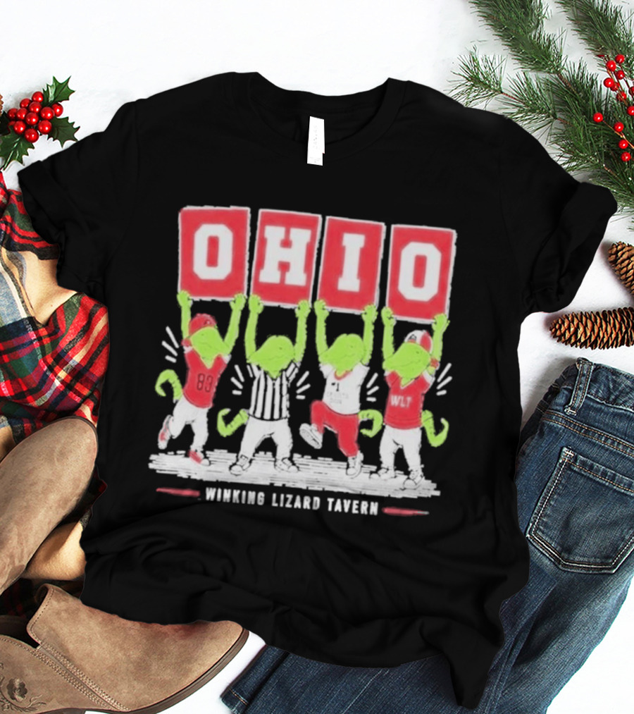 Ohio Winking Lizard Tavern Football Celebration T-Shirt