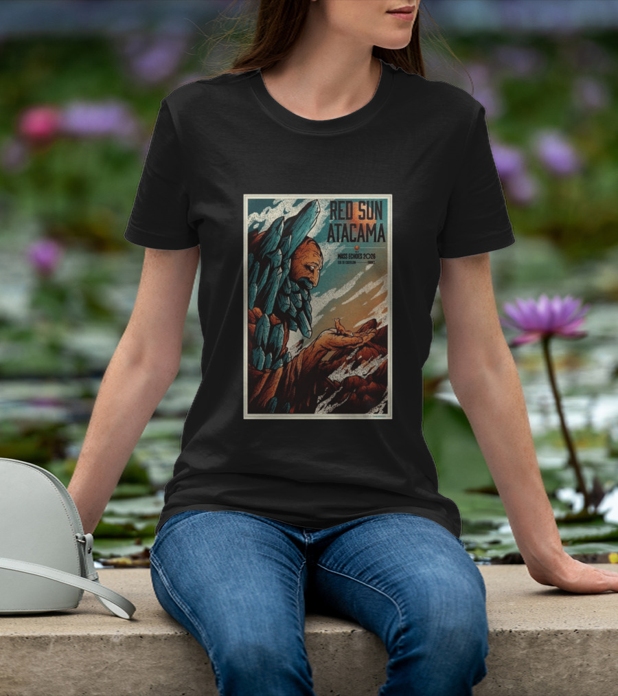 Red Sun Atacama Mass Echoes 2026 Col De Castillon Event T-Shirt