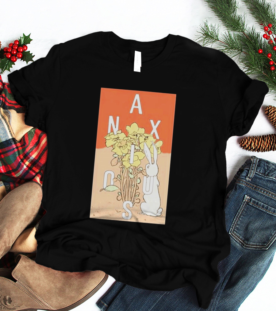 Anxious Tour 2026 Bouquet And Rabbit Summer Fall T-Shirt