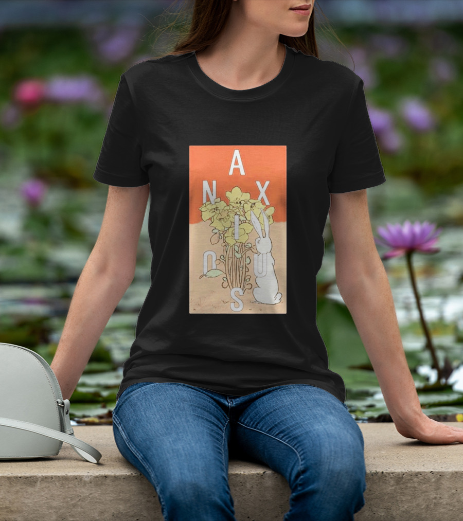 Anxious Tour 2026 Bouquet And Rabbit Summer Fall T-Shirt