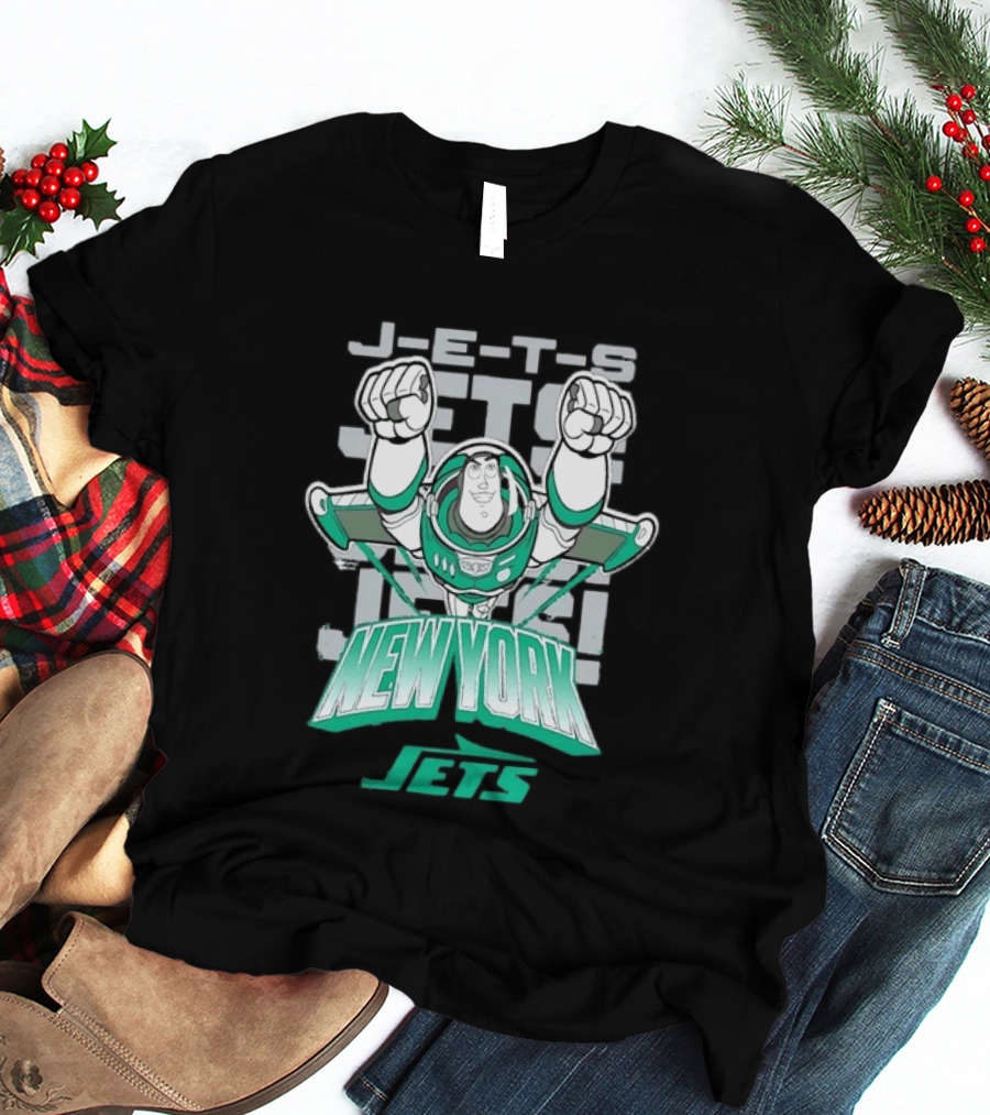 Buzz Lightyear New York J E S Football Team Fan T-Shirt