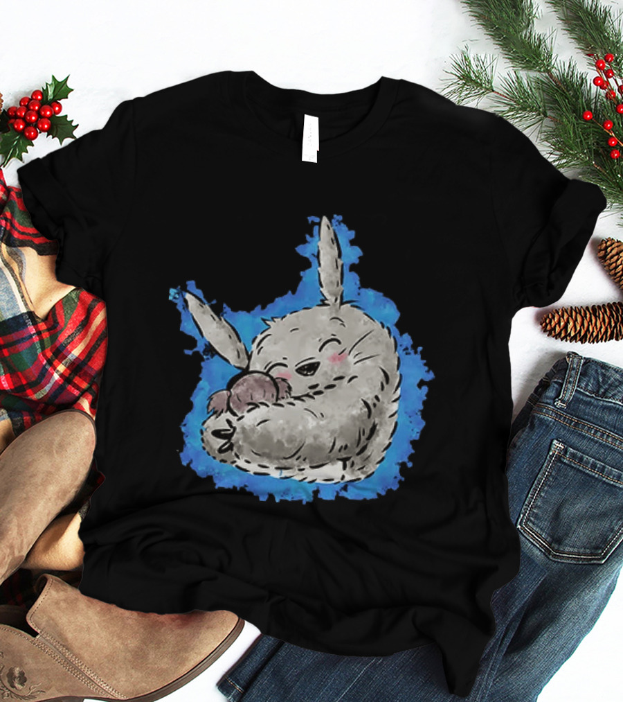 My Neighbor Totoro Totoro And Mei Kusakabe Hug Studio Ghibli T-Shirt