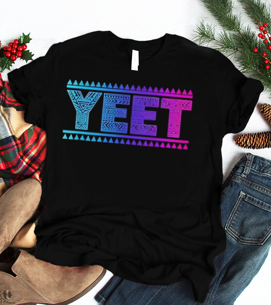YEET Tribal Slang Gradient T-Shirt