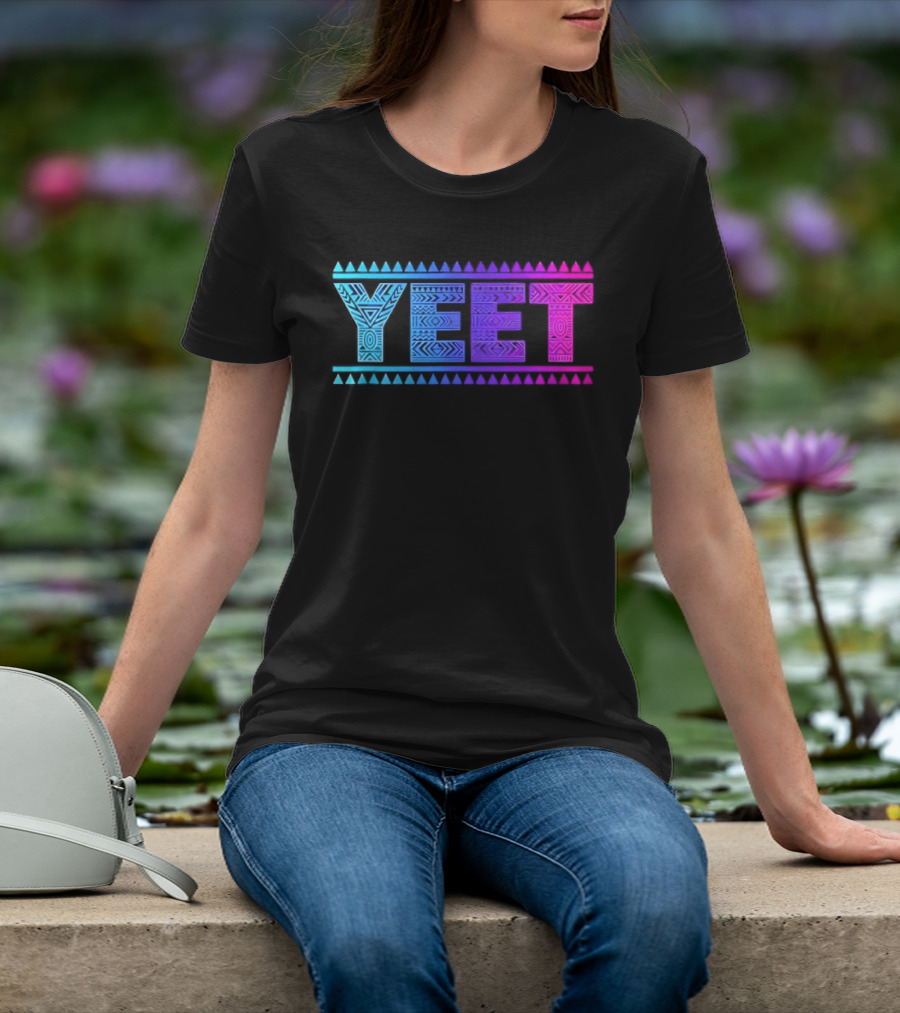 YEET Tribal Slang Gradient T-Shirt