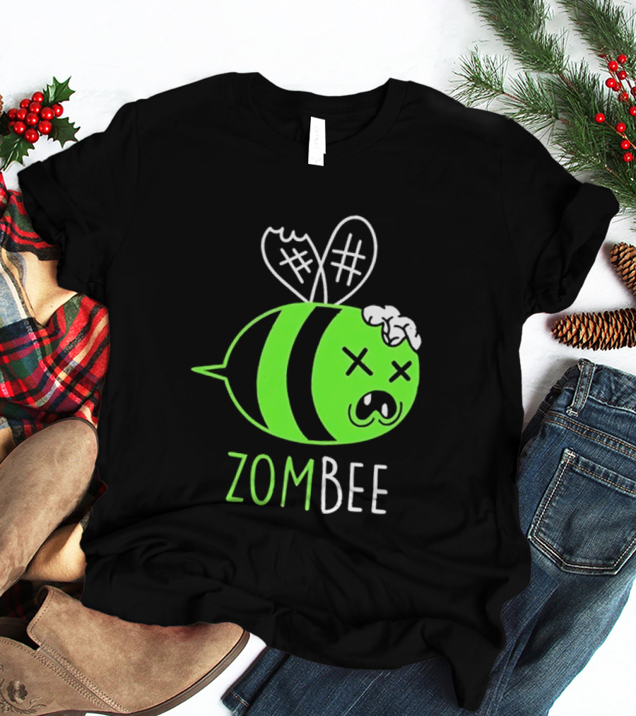 Zombee Brainy Undead Insect Horror Bee T-Shirt