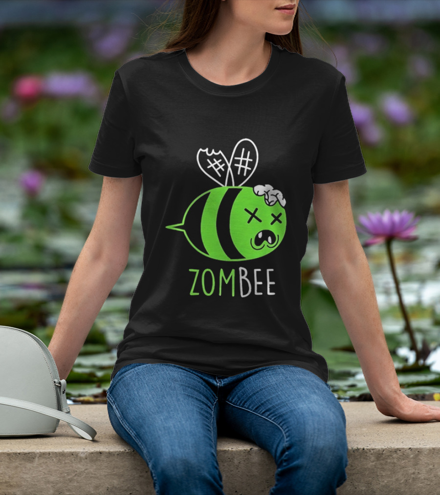 Zombee Brainy Undead Insect Horror Bee T-Shirt