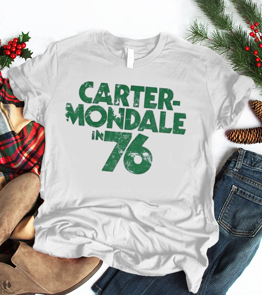 Carter Mondale In 76 Distressed Campaign T-Shirt