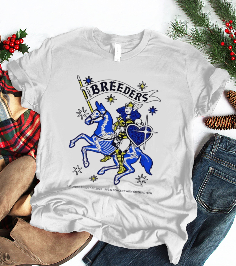Saturday August 22 2026 The Breeders Live In Concert With Special Guest Imperial Teen T-Shirt