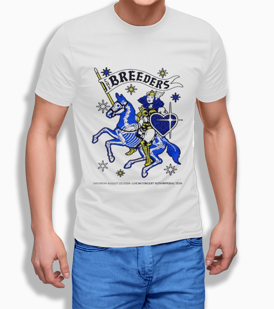 Saturday August 22 2026 The Breeders Live In Concert With Special Guest Imperial Teen T-Shirt