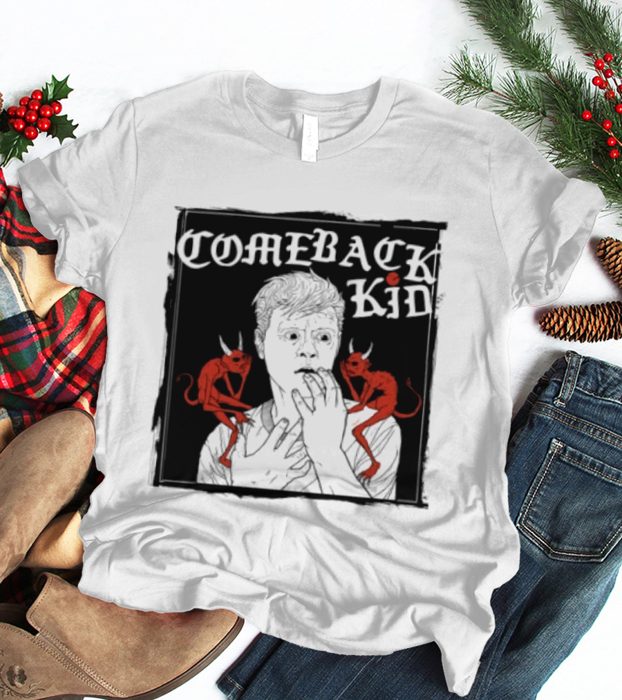 Comeback Kid Grey The Wrong Side Store Unique Artistic T-Shirt
