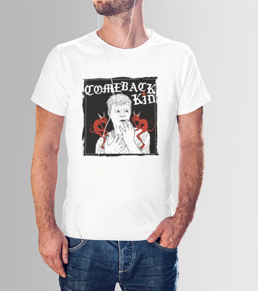 Comeback Kid Grey The Wrong Side Store Unique Artistic T-Shirt
