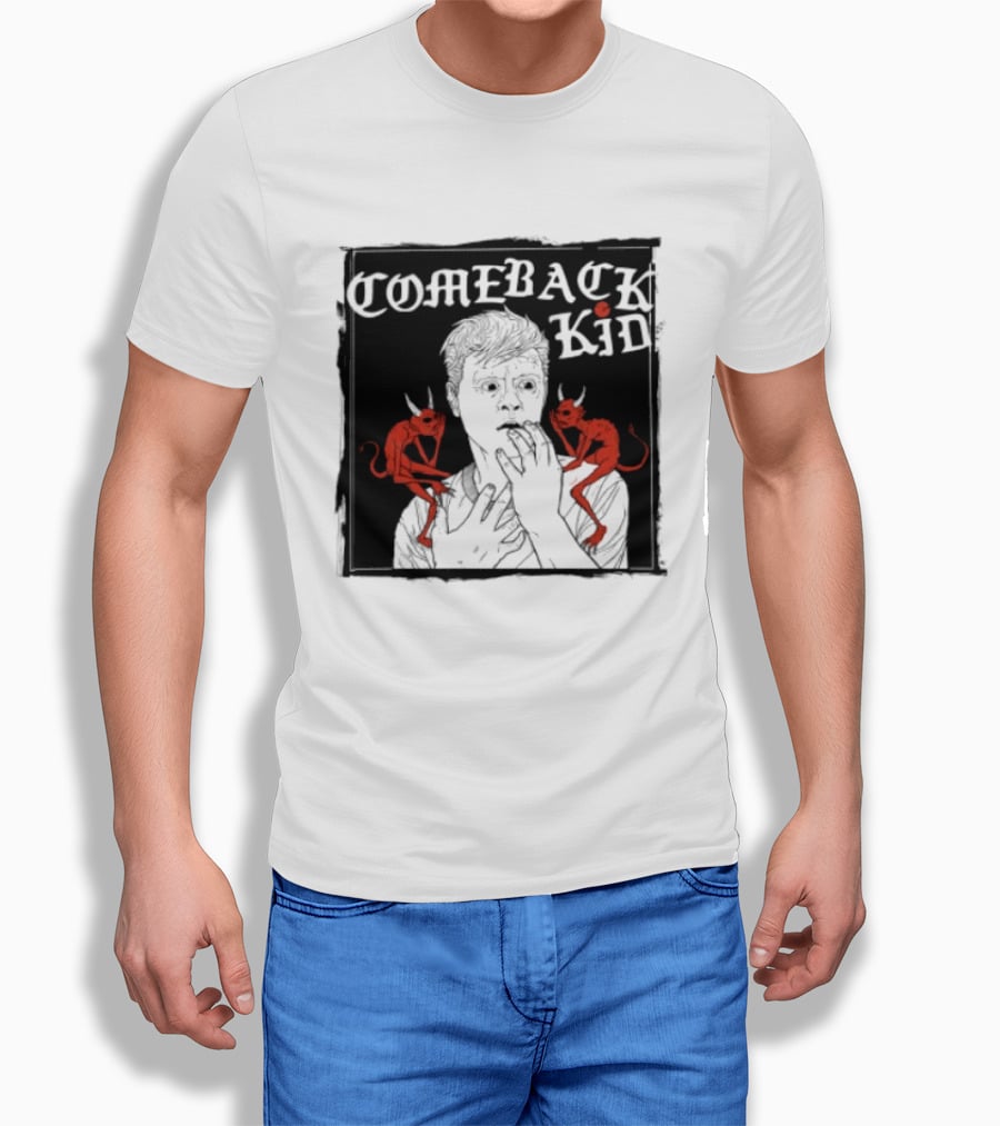 Comeback Kid Grey The Wrong Side Store Unique Artistic T-Shirt