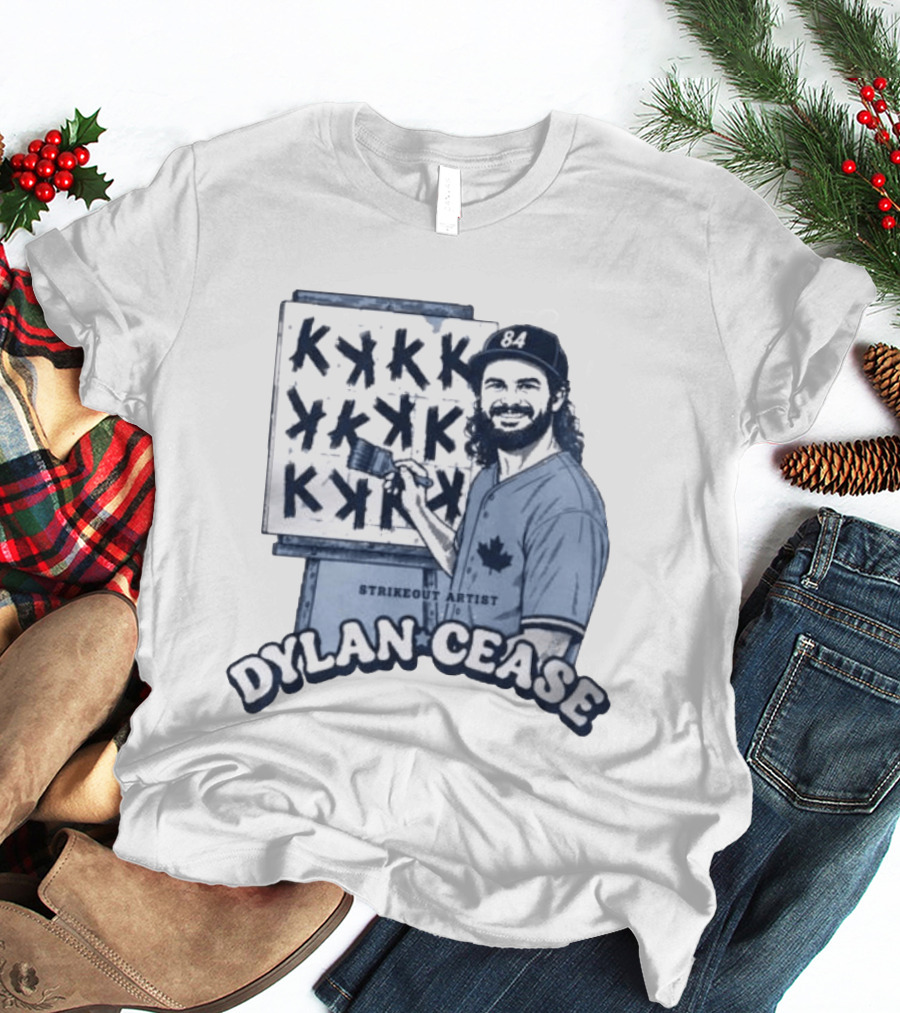 Dylan Cease Strikeout Artist Happy Little K's Baseball Painting T-Shirt