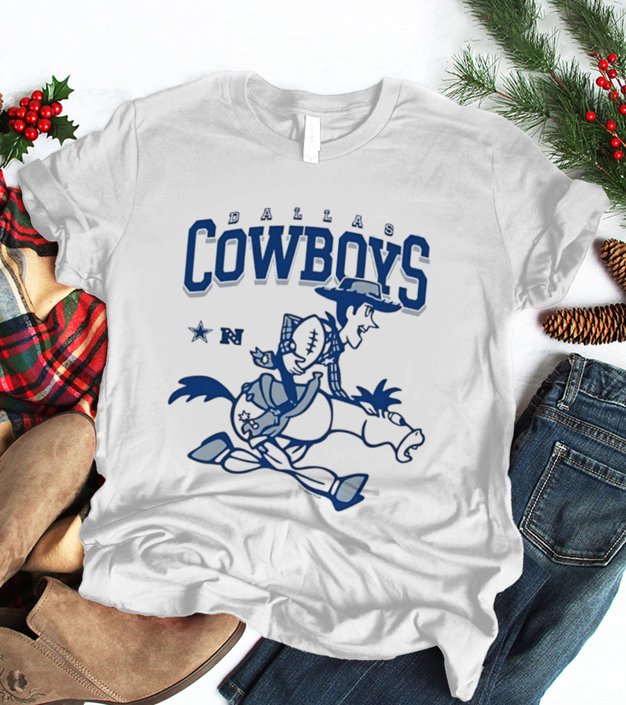 Woody Bullseye Dallas Cowboys Disney Mashup NFC Football T-Shirt