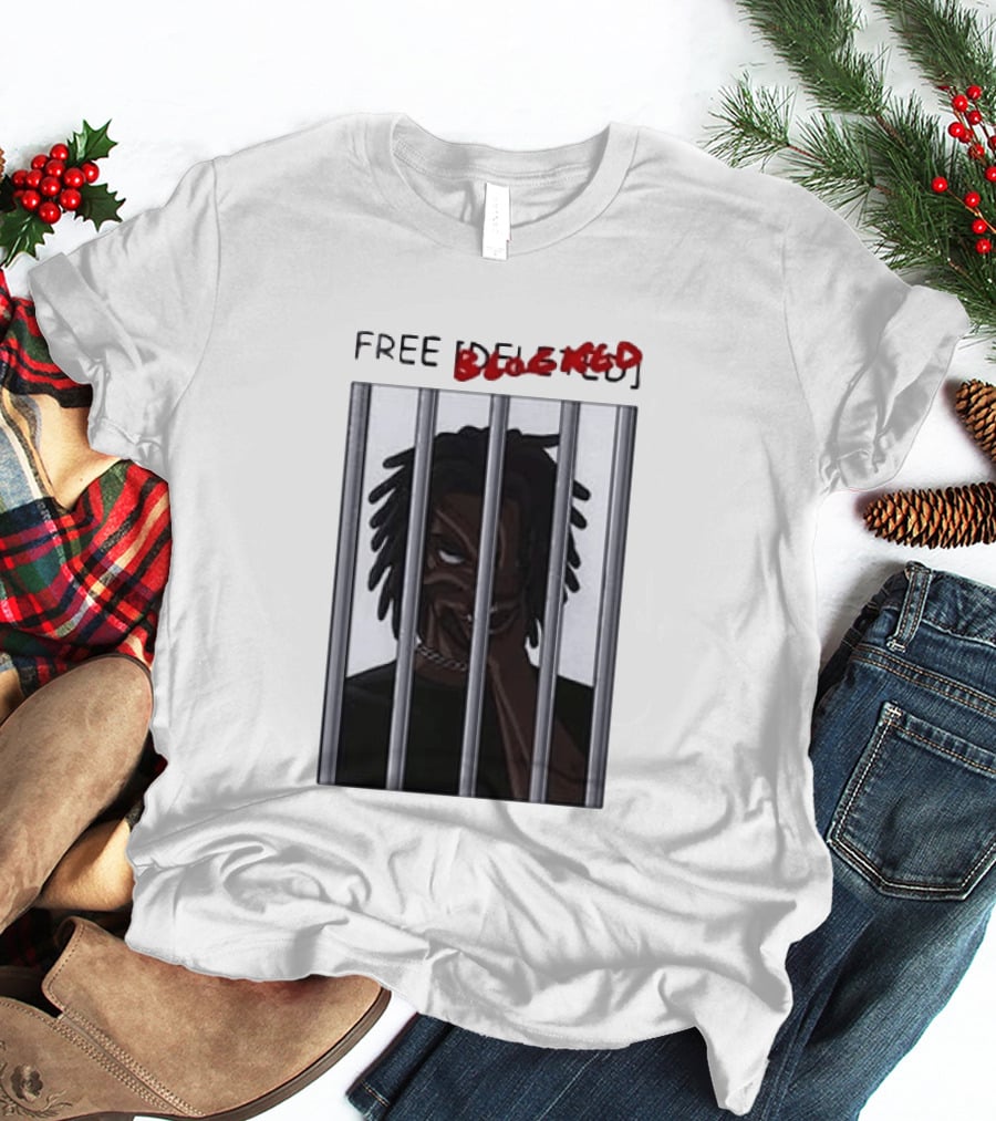 Free Blocked The Commissary Villain Dept Character Behind Bars T-Shirt