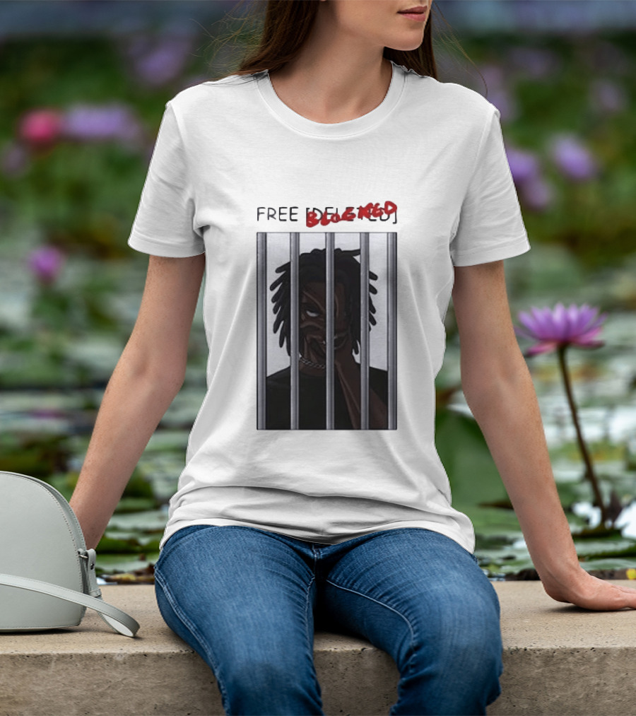 Free Blocked The Commissary Villain Dept Character Behind Bars T-Shirt
